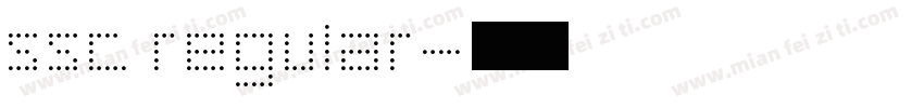 ssc regular字体转换